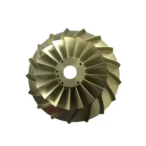 Customized Turbine For Automobile Swiss Progress Turbine High Precision Cnc Metal Turbine Machining Engine Parts
