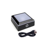 Base d'éclairage LED USB moderne en gros avec interrupteur tactile pour cube de cristal, ornement, décoration intérieure, cadeau
