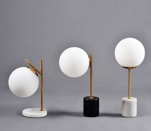 Arredi moderni di Vetro Decorativo Sfera E27 40 W Lampada Da Tavolo Per Hotel - Product Image 2