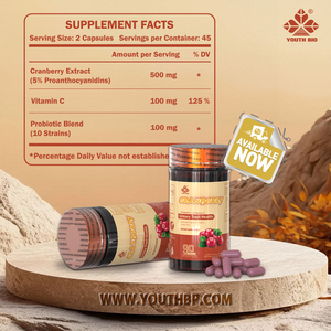 Extracto de Arándano Estándarizado 5% PACs con Vitamina C y Probióticos para el Mantenimiento del Flujo <span class=keywords><strong>Interno</strong></span> Sistémico, 90 Cápsulas, Venta al por Mayor, OEM - Product Image 5