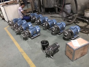 Sanitary Stainless Steel 90 Degree Outlet SS304 Centrifugal Pump With Discharge - Product Image 2