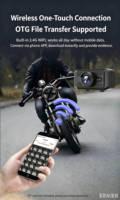 Caméra embarquée moto 3K, enregistreur DVR pour scooter, boîte noire étanche, moniteur de vélo, enregistrement en boucle, caméra de tableau de bord moto