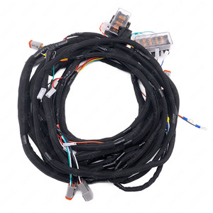 Faisceau de câblage personnalisé pour boîtier de fusibles automobile 6 broches, 1 mètre, gaine en nylon, âme en cuivre, 12V, connecteurs adaptateurs IP65 - Product Image 2
