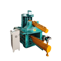 Presse à balles hydraulique horizontale de 125 tonnes pour métaux, acier, aluminium, cuivre