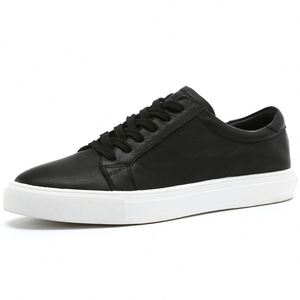 Zapatos Casuales Elegantes de Diseñador para Hombre, Transpirables, de Cuero Genuino, Calzado de Corte Bajo - Product Image 1