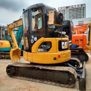 Excavatrices d'occasion Cat 305C 305ccr Cat305 305E Mini-excavatrice 5 tonnes à vendre à prix réduit avec accessoire tarière certifié CE - Product Image 5