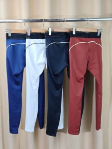 Toptan aynı marka ön Logo moda Yoga Pilates streç dikişsiz nervürlü yüksek kaliteli tozluk kadınlar için 2 parça setleri - Product Image 3