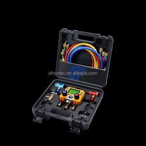 Jauges de vide numériques d'usine de la Chine <span class=keywords><strong>100mm</strong></span> jauge de pression différentielle en acier inoxydable pour le montage inférieur de gaz et de liquide - Product Image 1