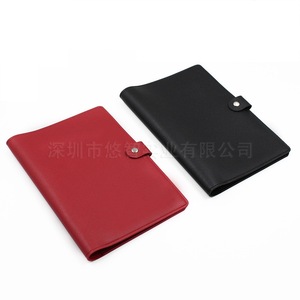 Couverture en cuir pour carnet portable, style minimaliste Instagram, couverture de protection en cuir pour journaux, couverture de livre B5, personnalisable - Product Image 3