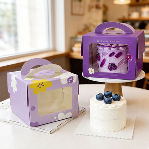 Scatole Pieghevoli Personalizzate in Carta Riciclata per Confezioni Regalo di Torte, Cibo, Matrimoni e Compleanni - Product Image 2