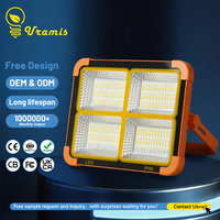 Linterna Solar LED Súper Brillante para Exteriores, Camping, Portátil, Resistente al Agua IP66, de Emergencia, ABS, 50W, Ángulo de Haz Ajustable