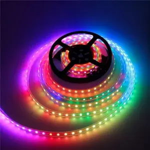 Lampu Strip LED warna-warni 5v, lampu Gaming RGB dapat diprogram, lampu Strip LED suasana RGBLED
