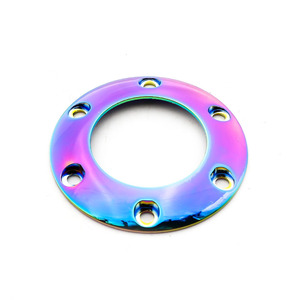 อะไหล่แต่งรถ พวงมาลัยรถแข่ง ปุ่มแตร วงแหวนภายนอก ใช้ได้กับรถแอคคอร์ดและคัมรี่ วงแหวนแตรสีรุ้ง - Product Image 4