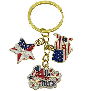 Llavero con <span class=keywords><strong>Mapa</strong></span> de Estados Unidos <span class=keywords><strong>Personalizado</strong></span> al por Mayor, Llavero con Bandera del Día de la Independencia, Accesorio Conmemorativo del 250 Aniversario - Product Image 3