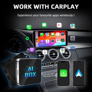 En Existencia AUTOMMI Abox-AI 1 Año <span class=keywords><strong>de</strong></span> Garantía Android 13 Carplay Ai Box Adaptador para Youtube <span class=keywords><strong>Netflix</strong></span> - Product Image 2