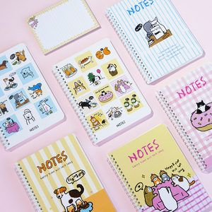 <span class=keywords><strong>Carnet</strong></span> à spirales A5 à couverture souple, motif d'animaux mignons, <span class=keywords><strong>carnet</strong></span> de notes, journal, fabrication de carnets personnalisés - Product Image 5