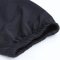 Chapeau de protection pour cheveux dreadlocks de couleur unie, en nylon, quatre saisons, unisexe, élastique, réglable, pantalon et casquette noirs