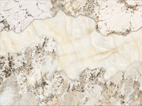 Dalle de pierre translucide sur mesure pour meuble-lavabo rétroéclairé, îlot de cuisine, panneau mural de villa – Écologique et résistant aux rayures