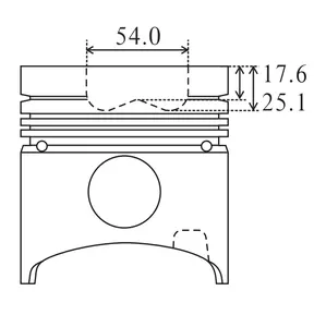 H06C-TA Engine piston 13211-1891 132111891 ME052902 ME052447 992-5113-1401 13102-87711 ME052264 30917-10101 ME072324