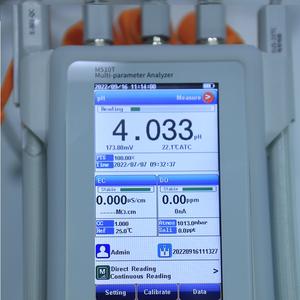 Kit de test de qualité de l'eau de laboratoire M510T 8in1 Digital Tds Ec ORP Res Salinity Temp Do <span class=keywords><strong>Meter</strong></span> Portable Dissolved Oxygen <span class=keywords><strong>Ph</strong></span> <span class=keywords><strong>Meter</strong></span> - Product Image 3