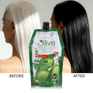 Tinta per Capelli a Base di Erbe di Alta Qualità, Non Appiccicosa, 20 Minuti, 500ml, Cambio Colore, Shampoo Colorante - Product Image 1