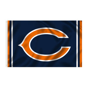 علم فريق كرة القدم الأمريكية (NFL) التسليم السريع مخصص الترويجية <span class=keywords><strong>3</strong></span> * 5FT البوليستر كرة القدم NFL علم و banner OF BEARS - Product Image 4