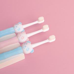 Haoniu Brosse à dents pour enfants à poils souples de 1 à 12 ans, manuelle, pour le soin des dents de lait - Product Image 3