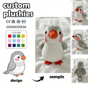 Fabricant de jouets en peluche personnalisés en coton PP à faible MOQ, Lémur en peluche jaune avec tenue tropicale, Poupée douce pour anniversaire - Product Image 4