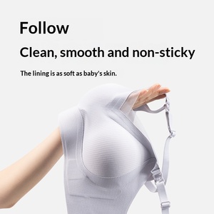 Soutien-gorge d'<span class=keywords><strong>allaitement</strong></span> ergonomique 3D 2026 pour femme, ouverture frontale, clips d'épaule, sans armatures, sans coutures, bonnets A-C, anti-affaissement, maternité, <span class=keywords><strong>allaitement</strong></span>, OEM - Product Image 4