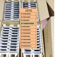 ST10000VE0008 Disco Duro SATA3.0 de 10 TB y 6 GB/s, Velocidad de 7200 RPM, Caché de 256 MB, Compatible con Funcionamiento Continuo 24x7 para una Carga de Trabajo de 550 TB/año