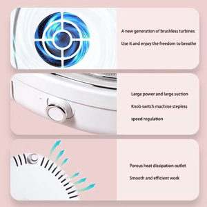 Herramientas <span class=keywords><strong>de</strong></span> manicura para uñas P40 0-4000RPM Ventilador Aspirador Colector <span class=keywords><strong>de</strong></span> polvo <span class=keywords><strong>de</strong></span> uñas Hecho <span class=keywords><strong>Silicona</strong></span> Plástico Acero ABS - Product Image 4