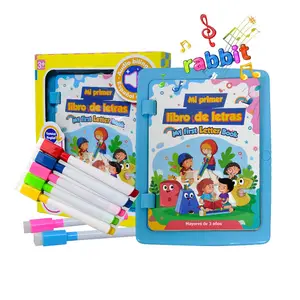 Kinder Plastik-Sicherheitspflege Augen pädagogische Vor-Schreibfertigkeiten Üben Lernen Schreiben Brett Pads Schreiben-Spielzeug-Tablett