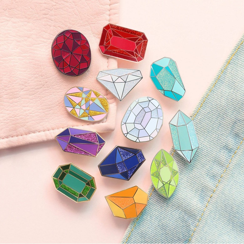 Заводская цена, блестящие круглые 3D булавки для лацканов, индивидуальные эмалированные Значки для медсестер