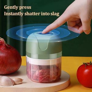 250 ML Electric <b>Mini</b> Food Processor Wireless Portable Rechargeable Vegetable Processor Electric <b>Mini</b> Garlic Food Chopper - Product Image 5