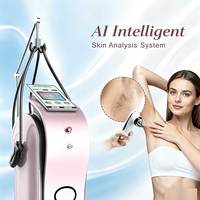 Machine d'épilation au laser à diode à triple longueur d'onde 755 808 1064 nm, écran tactile de 15 pouces, WiFi Bluetooth pour clinique