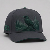 Casquette de baseball personnalisée style Old English, 5 panneaux, visière incurvée, style Dad Hat, streetwear urbain West Coast, vente en gros, faible MOQ