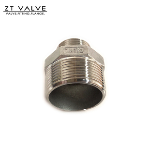 Ss316 304 Class 150 ổ cắm hàn chủ đề 1/2 "1" bspp bspt NPT nam thép không gỉ phụ kiện đường ống lục giác giảm Hex núm vú - Product Image 4