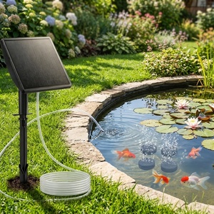 Pompe à oxygène solaire flottante en promotion pour l'élevage de poissons Koi, pompe à oxygène pour l'aquaculture à économie d'énergie, équipement d'aération - Product Image 1
