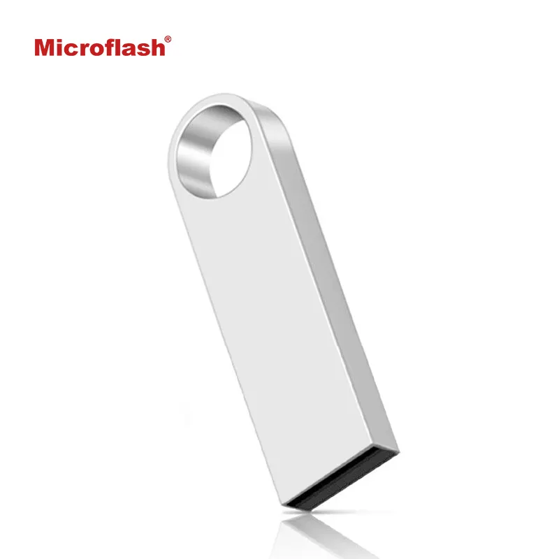 Microflash ucuz Usb Flash sürücü 2Gb 4Gb 8Gb 16Gb 32Gb 64Gb 128Gb Metal USB2.0 özel Logo pendrive