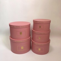 Grand ensemble de seaux ronds pour fleurs, boîte cadeau pour 5 fleurs, boîte à fleurs, seau à fleurs