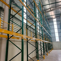 Plateforme de stockage de type loft - Structure en acier démontable robuste et personnalisable pour entrepôts et mezzanines