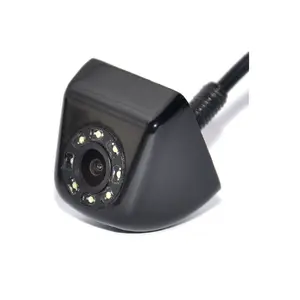 Автомобильная камера заднего вида, Универсальная автомобильная парковочная камера заднего вида, 12 светодиодов, ночное видение, водонепроницаемая, широкоугольная