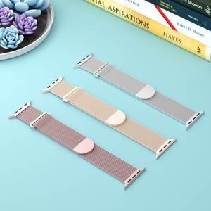 <span class=keywords><strong>Correa</strong></span> de reloj magnética Milanese Loop de 49 mm y 46 mm para <span class=keywords><strong>Apple</strong></span> Watch Ultra 3 2 Series 11 10 9 SE 3 2, <span class=keywords><strong>correa</strong></span> de malla metálica de acero inoxidable para hombre - Product Image 1