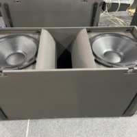 LS228 2700W Double caisson de basses de 18 pouces actif passif professionnel DJ Caisson de basses en néodyme pour système de sonorisation Concert en plein air Système de sonorisation