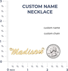 QIUHAN OEM Love Heart gioielli personalizzati per le donne collana <span class=keywords><strong>con</strong></span> nome iniziale personalizzato - Product Image 3