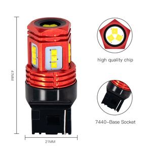 Signal clignotant Led blanc, ampoule De frein, ambre 2020, 7440, lampe De Signal, T20, 7443, 3156 CSP, 3157 1156, 1157 - Product Image 2