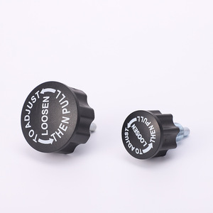 Goupille à ressort filetée à dégagement rapide M16 avec bouton étoile pour équipement de fitness, boulon de réglage pour vélo d'exercice - Product Image 1