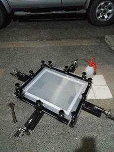 Halbautomatische Konventionelle Plattenverarbeitungsmaschine Siebdruck-Netzspannmaschine 1 Jahr Garantie für Rahmenherstellung - Product Image 5