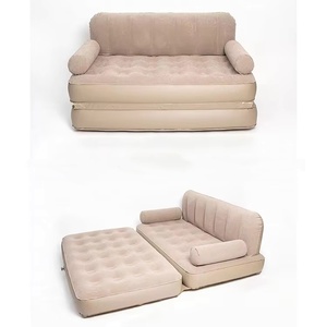 Ghế <span class=keywords><strong>sofa</strong></span> bơm hơi có thể tùy chỉnh, thiết kế gấp gọn, chất liệu nhung, sản xuất bởi nhà máy Ruvell OEM, thích hợp cho phòng khách - Product Image 2