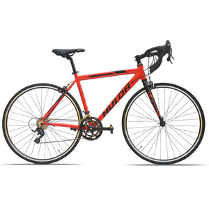 Bicicleta de Carretera Hulor 700c con Cuadro de Aleación de Aluminio, 16 Velocidades, Horquilla Rígida y Sillín de Alto Rendimiento, Color Rojo - Product Image 1